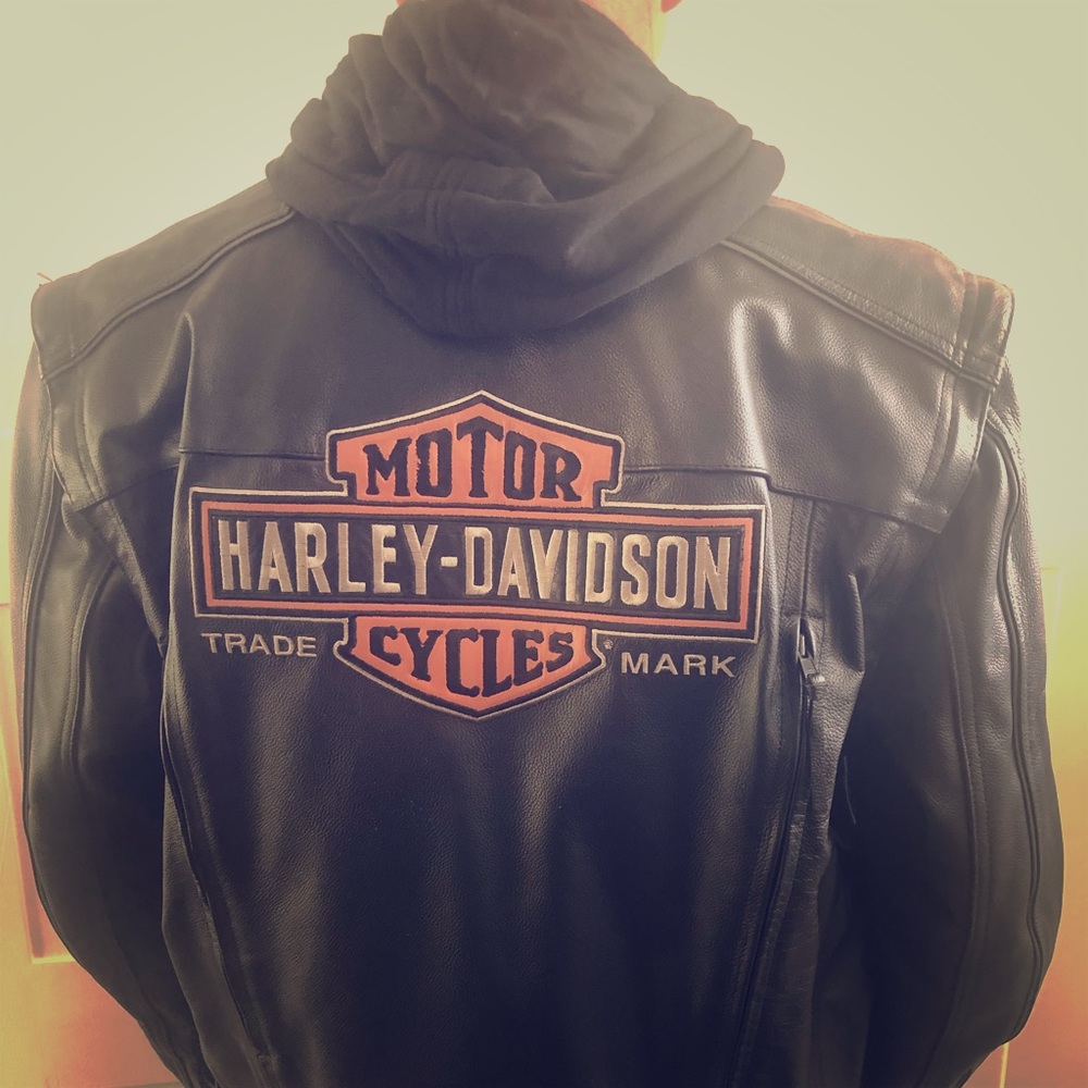 Men’s Harley Davidson Leather Jacket.